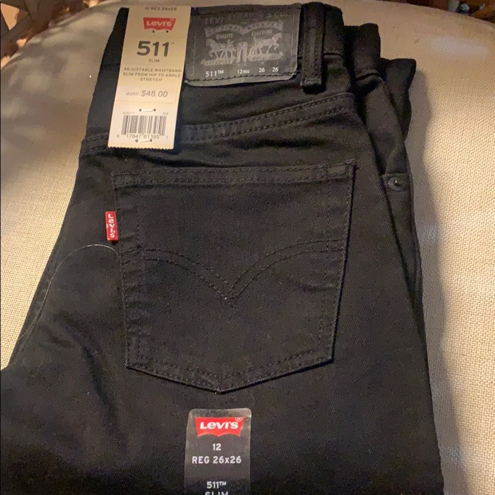 New Levi’s 511 Boys Jeans 12Reg 26x26 $48 NWT